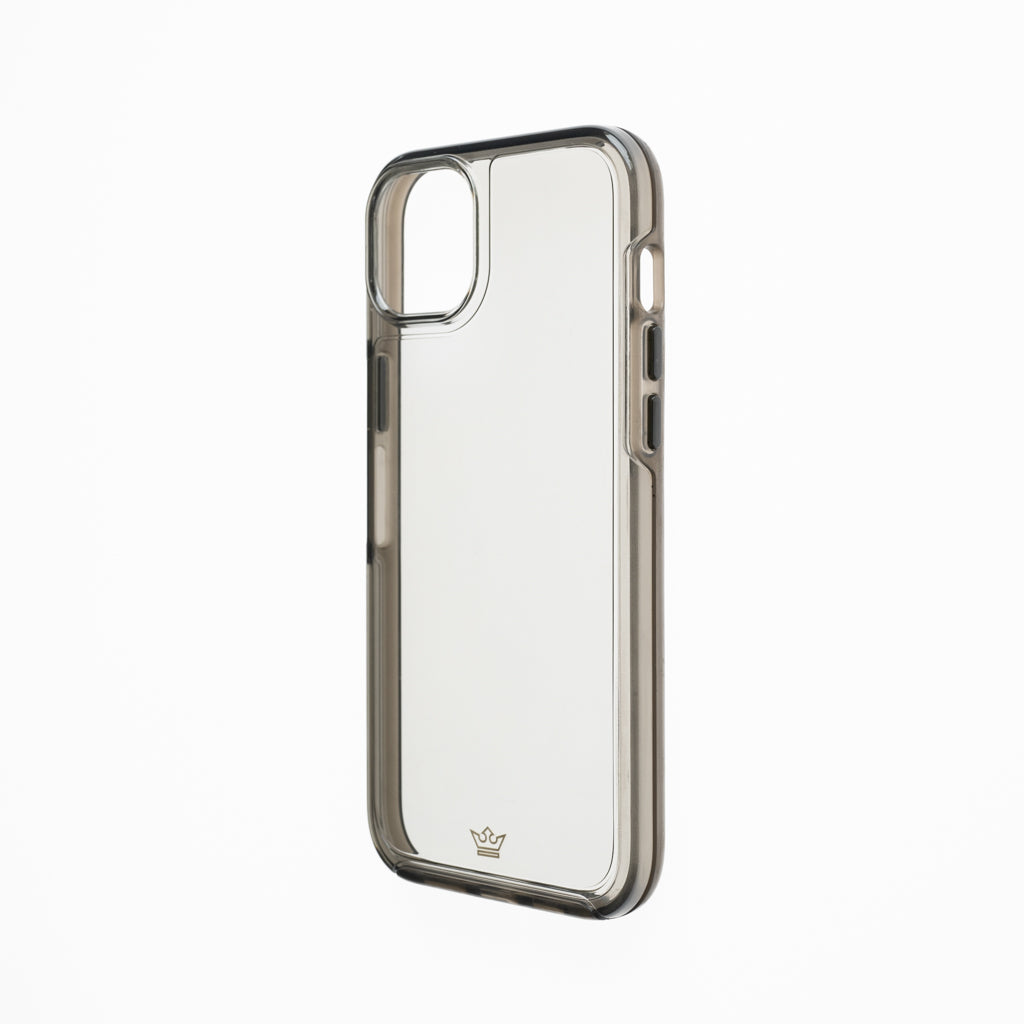 Estuche transparente el rey symmetry apple iphone 14 plus color gris / transparente
