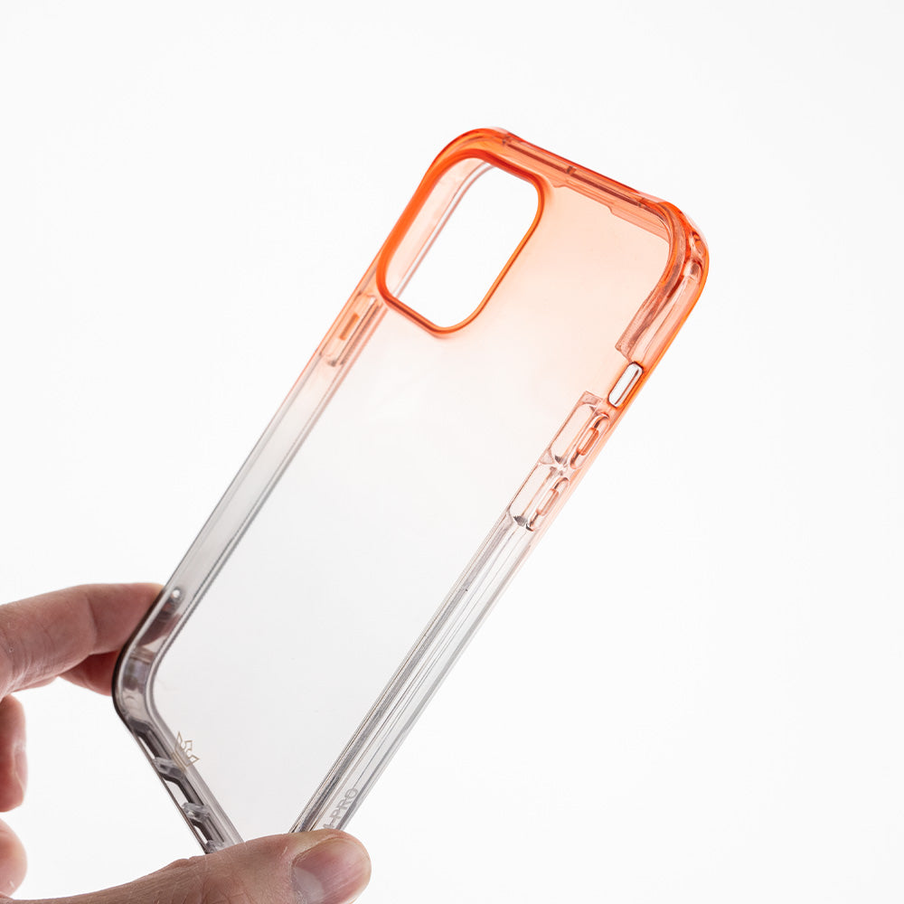 Estuche Clásico El Rey para iPhone 14 Plus - Naranja/Gris - IP14PRDG02