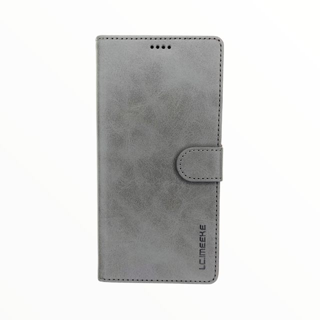 estuche carteras lc imeeke folio libreta con porta tarjeta apple iphone 12 mini color gris