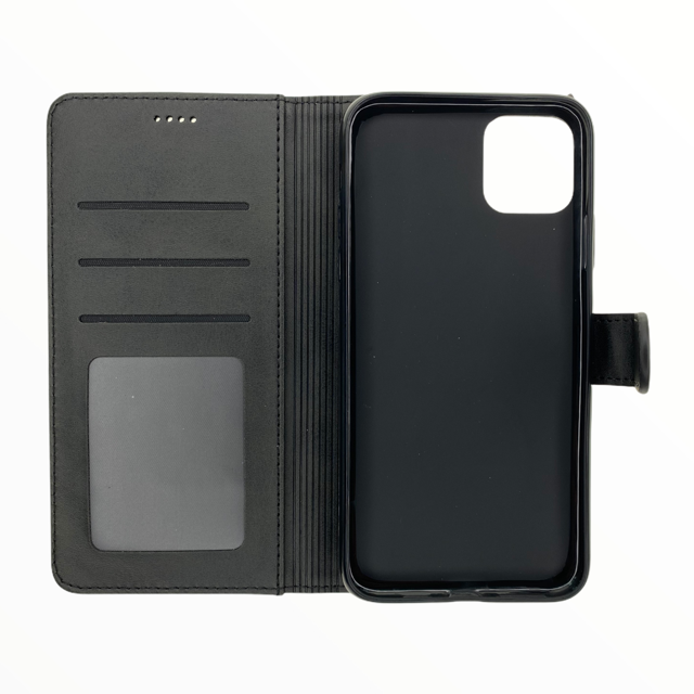 Estuche carteras lc imeeke folio libreta con porta tarjeta apple iphone 12 mini color negro