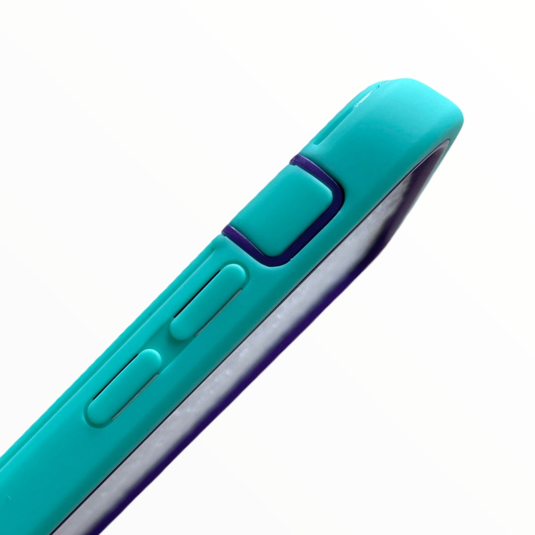 Estuche proteccion el rey warrior a prueba de impactos apple iphone 12 pro max color turquesa