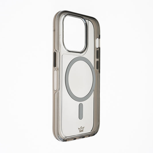 Estuche MagSafe El Rey para iPhone 14 Plus - Gris/Transparente - IPH14PELMGT03