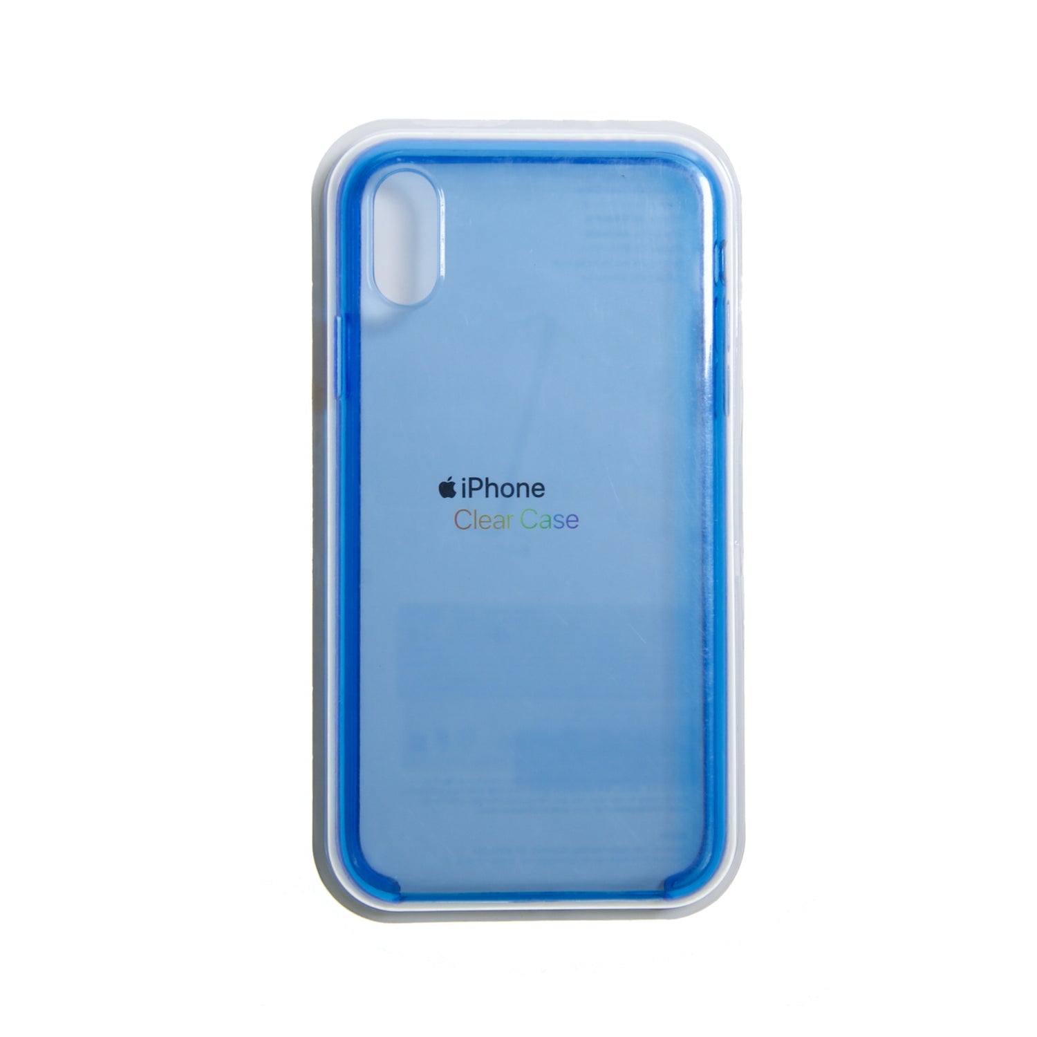 Estuche transparente apple iphone 6 plus , iphone 6s plus color celeste / transparente