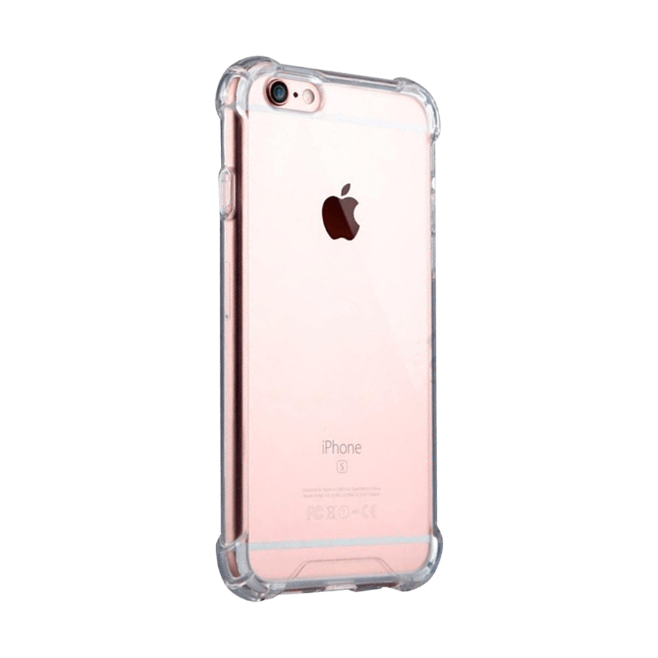 Estuche proteccion el rey hard case reforzado apple iphone 6 plus color transparente