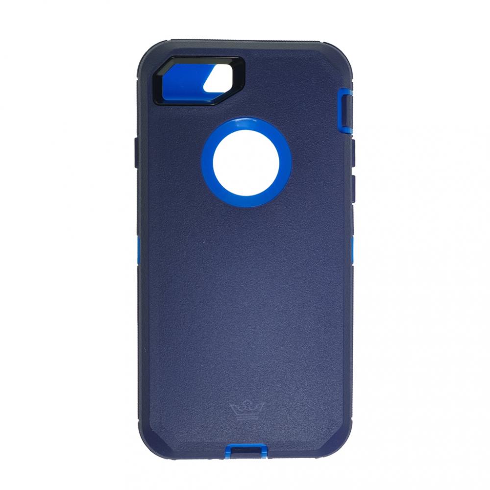 estuche proteccion el rey hard case apple iphone 7 , iphone 8 , iphone se color azul
