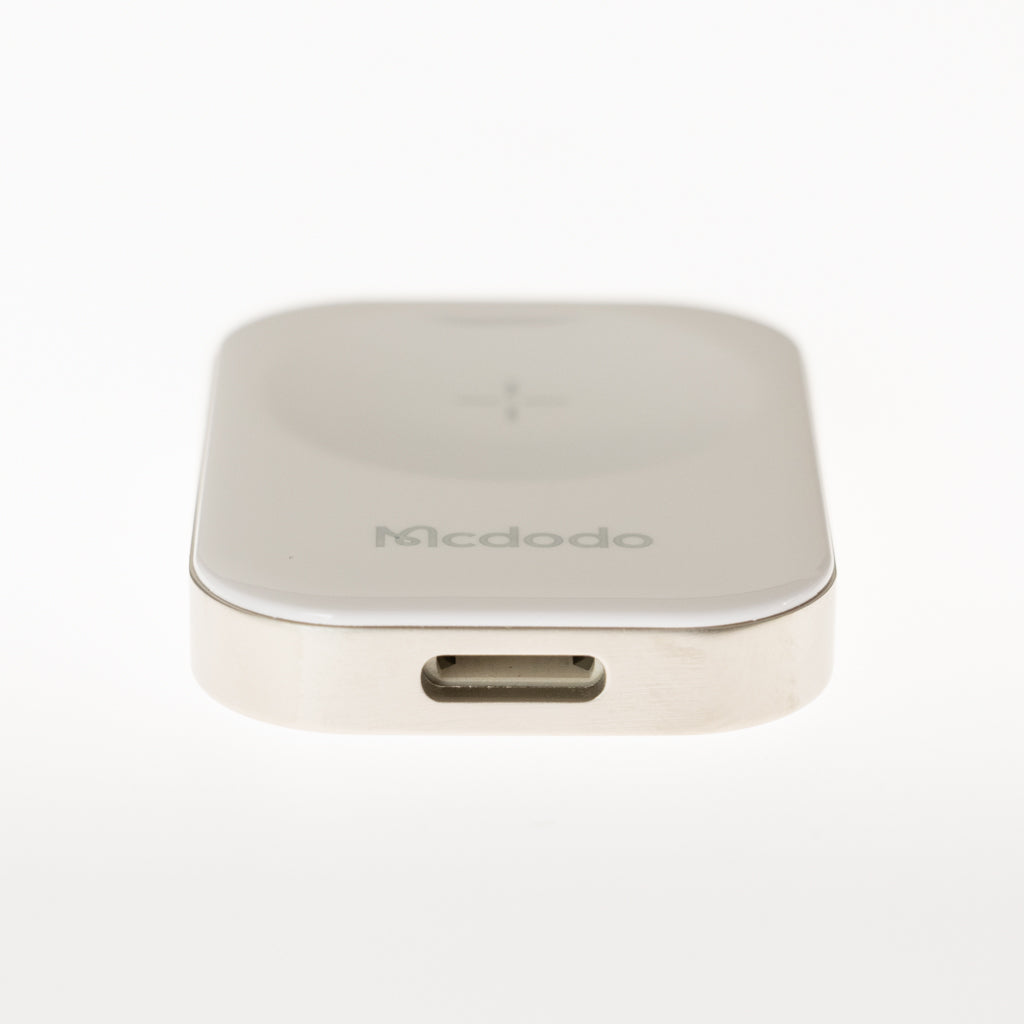Cargador mcdodo inalambrico portable wirelesfor apple watch color blanco