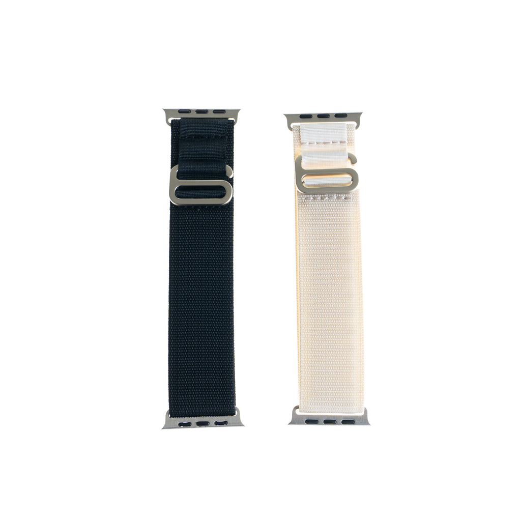 Accesorio el rey pulsera alpine bucle pack 2 unidades apple watch 38 / 40 / 41 mm negro / beige
