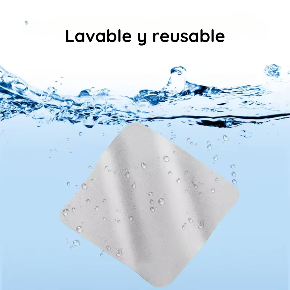 Apple polishing cloth color gris