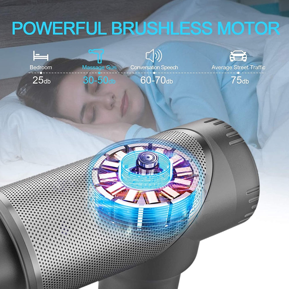 Otro jetbupistola de masaje con 5 punta y 11 velocidades / con pantalla touch profesional