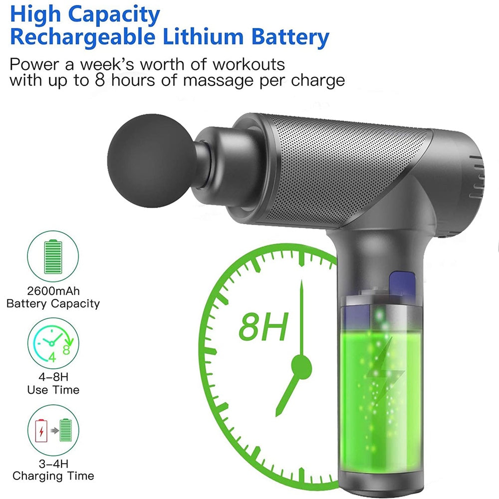 Otro jetbupistola de masaje con 5 punta y 11 velocidades / con pantalla touch profesional