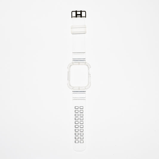 Pulsera Bumper Rugged Transparente para Apple Watch 42 mm - PULRG17
