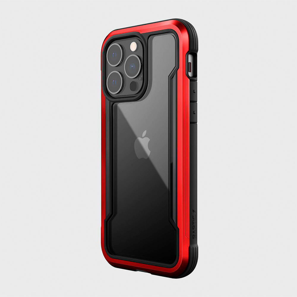 Estuche proteccion xdoria raptic shield pro for apple iphone 13 pro color rojo