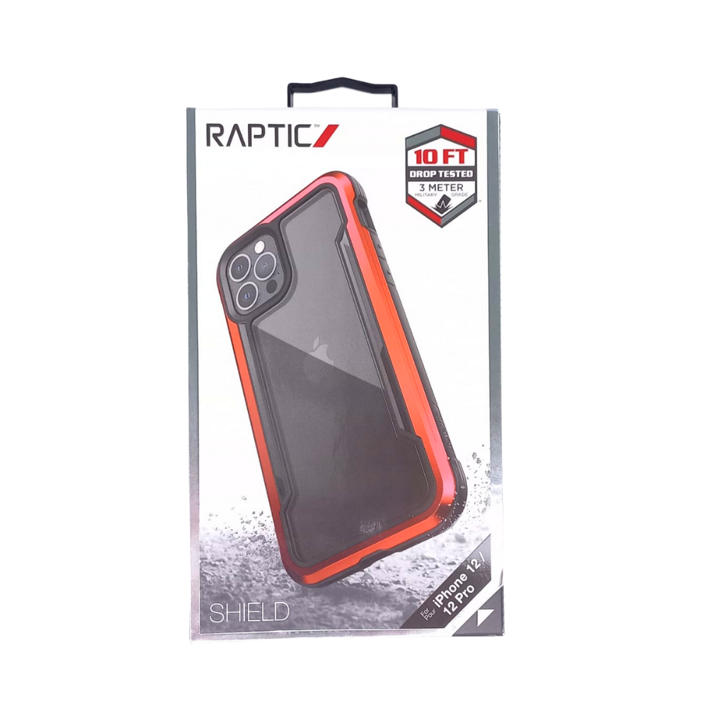 Estuche proteccion xdoria raptic shield for apple iphone 12 , iphone 12 pro color rojo