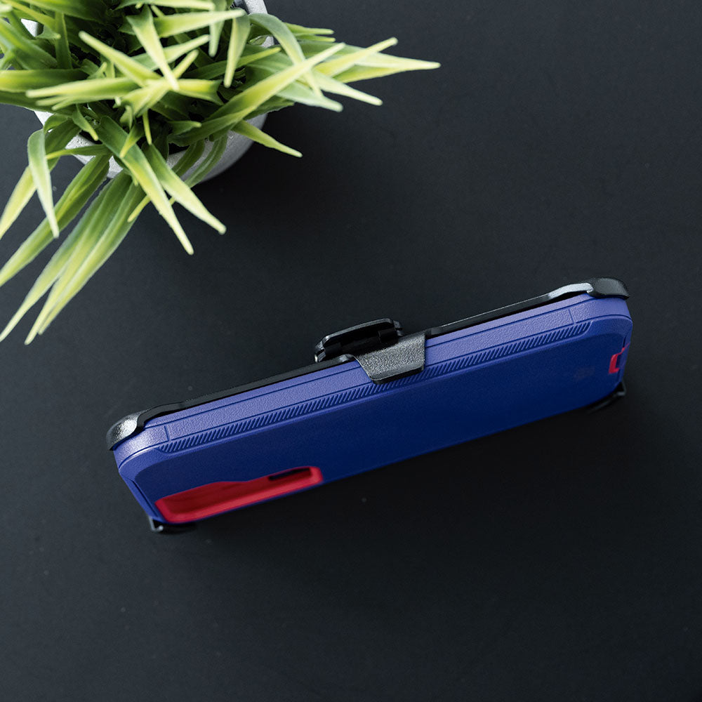 Estuche proteccion el rey defender samsung s22 plus color morado / rosado