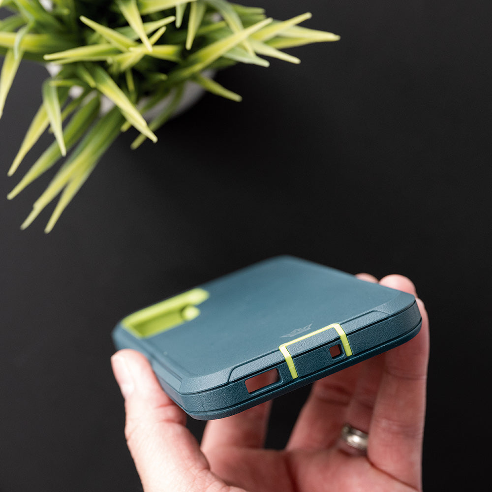 Estuche proteccion el rey defender samsung s22 plus color verde