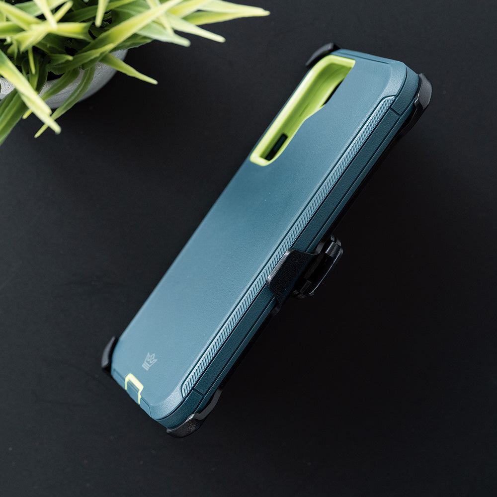 Estuche proteccion el rey defender samsung s22 plus color verde