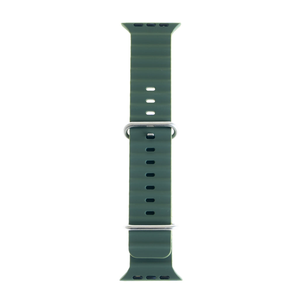 Pulsera Silicon Ocean Verde Musgo 38/40/41 mm - SILCEA24