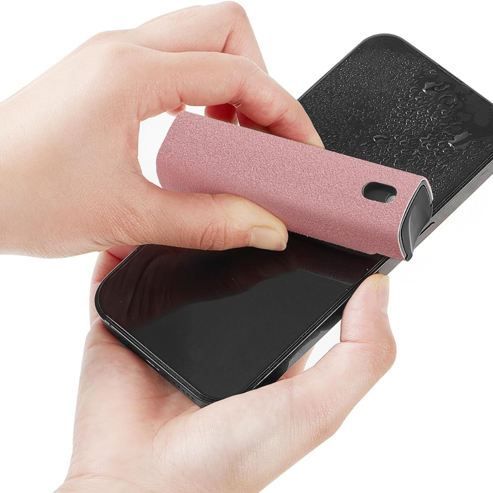 Herramienta generico insumo spray / atomizador con limpiador en el mismo color rosado