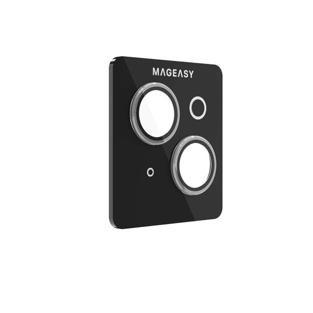 Protector pantalla mageasy vidrio templado camara lenzguard sapphire lencamera iphone 14 / 14 plus silver