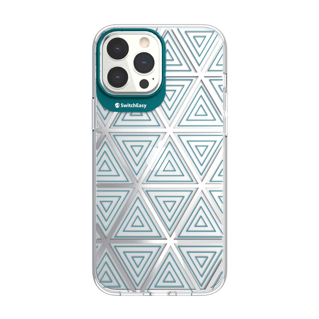 Estuche clasico switcheasy artist double in mold decoration apple phone 12 pro max / iphone 13 pro max color aurora