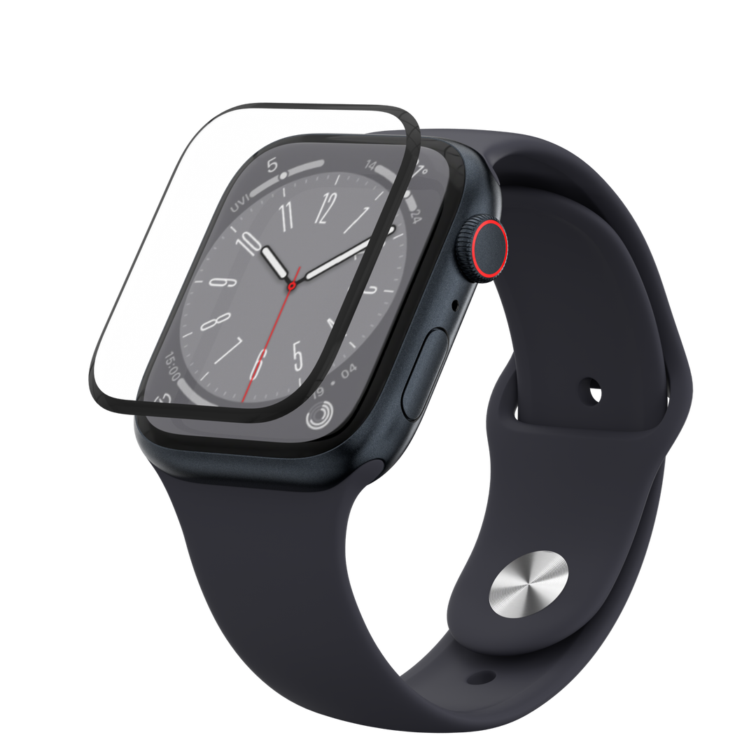 Protector pantalla mageasy smart watch hybrid glass kit de intalacion 45 mm apple transparente