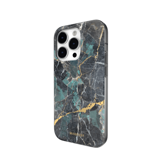 Estuche Clásico SwitchEasy Marble Azul para iPhone 14 Pro - SWC82