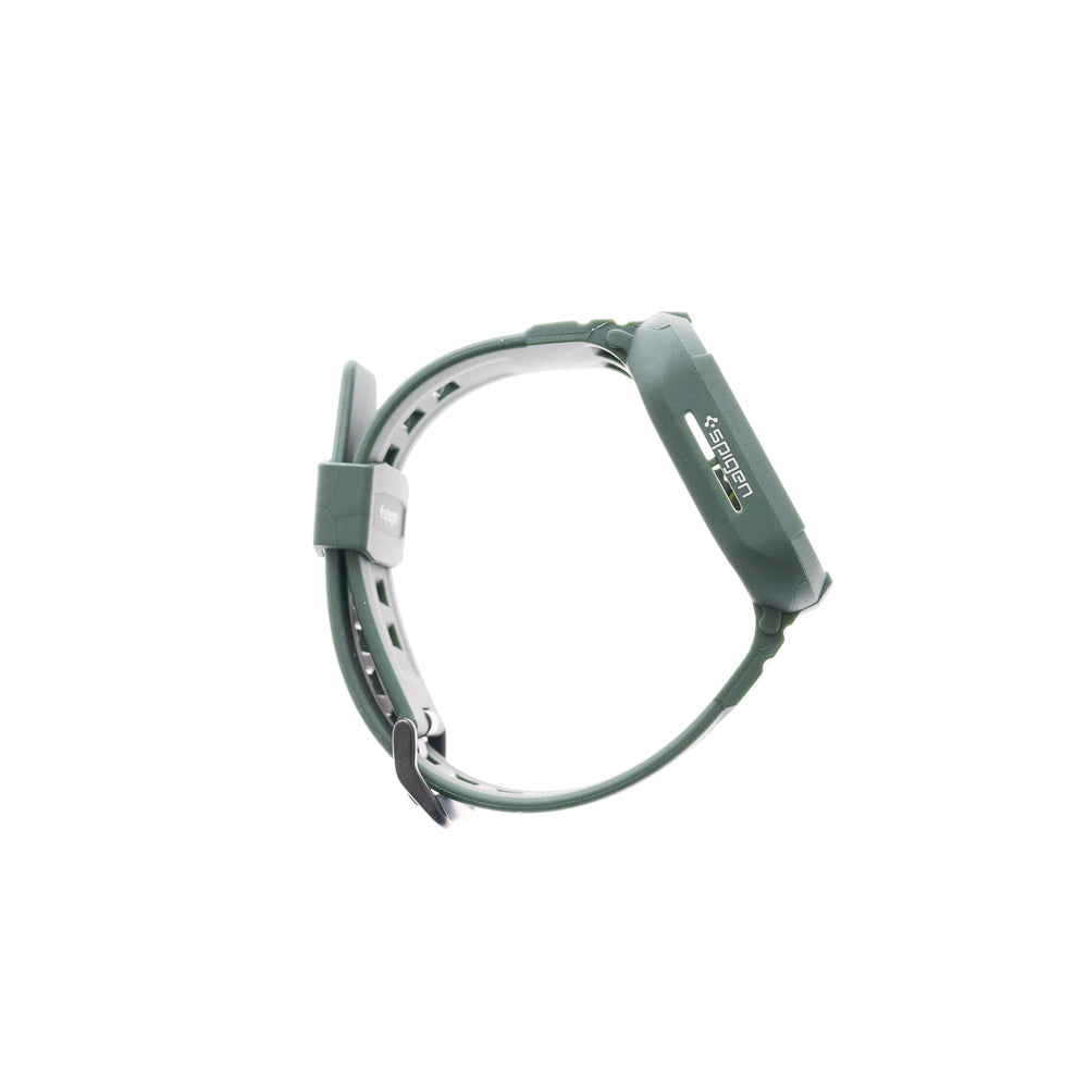 Estuche spigen rugged armor pro (bumper y pulsera) 40 mm 41 mm color verde musgo
