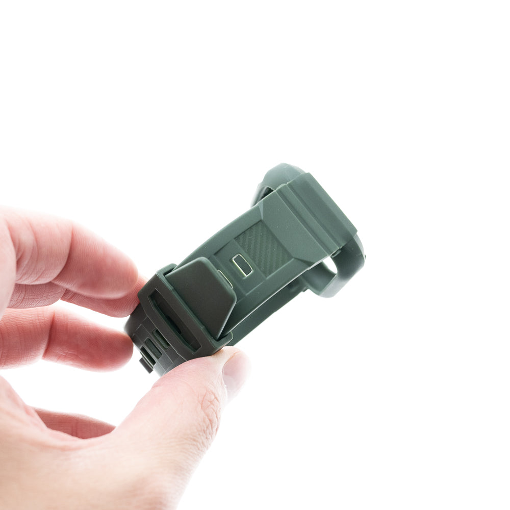 Estuche spigen rugged armor pro (bumper y pulsera) 40 mm 41 mm color verde musgo