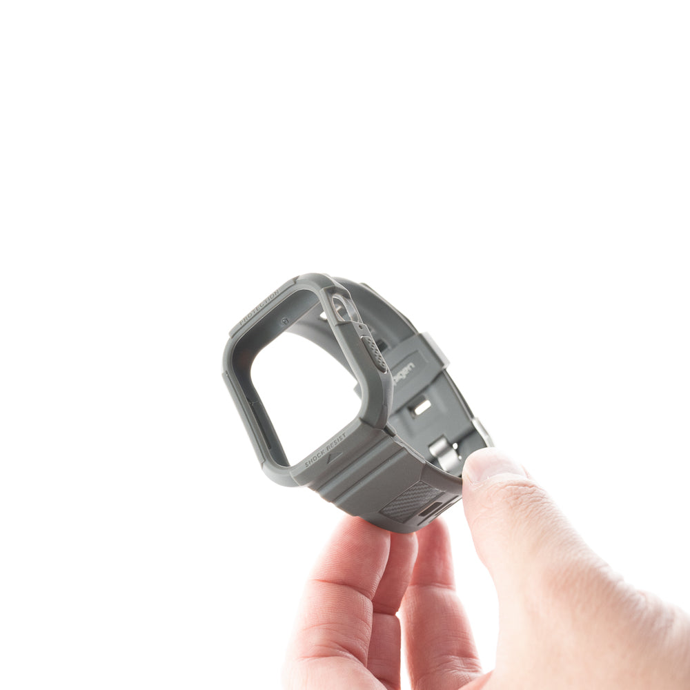 Estuche spigen rugged armor pro (bumper y pulsera) watch 40 mm 41 mm color gris