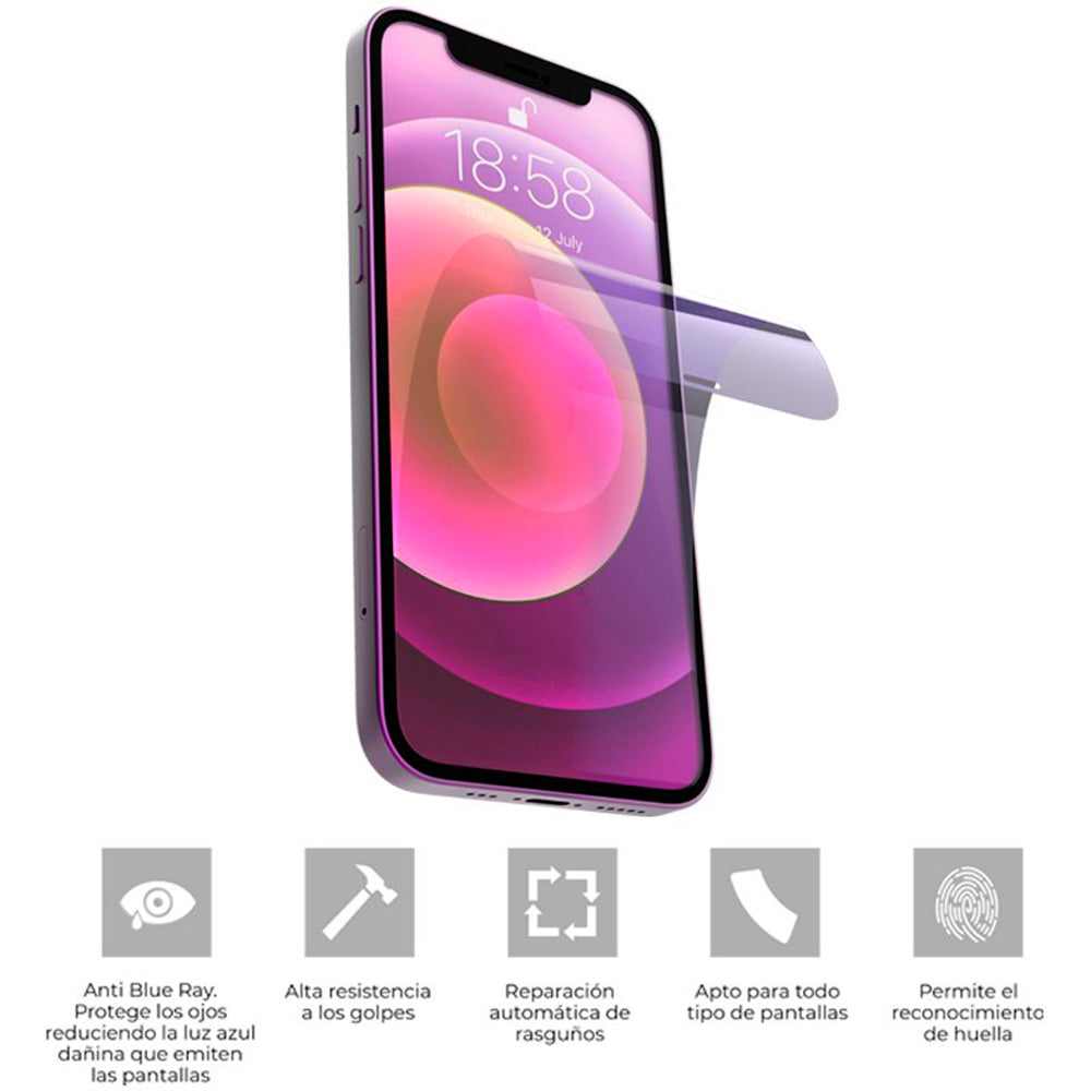 Protector pantalla zifriend film hidrogel anti blue