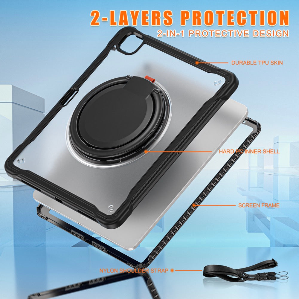 Estuche popeye b series modelo ipad air 13 2024 color transparente sin strap