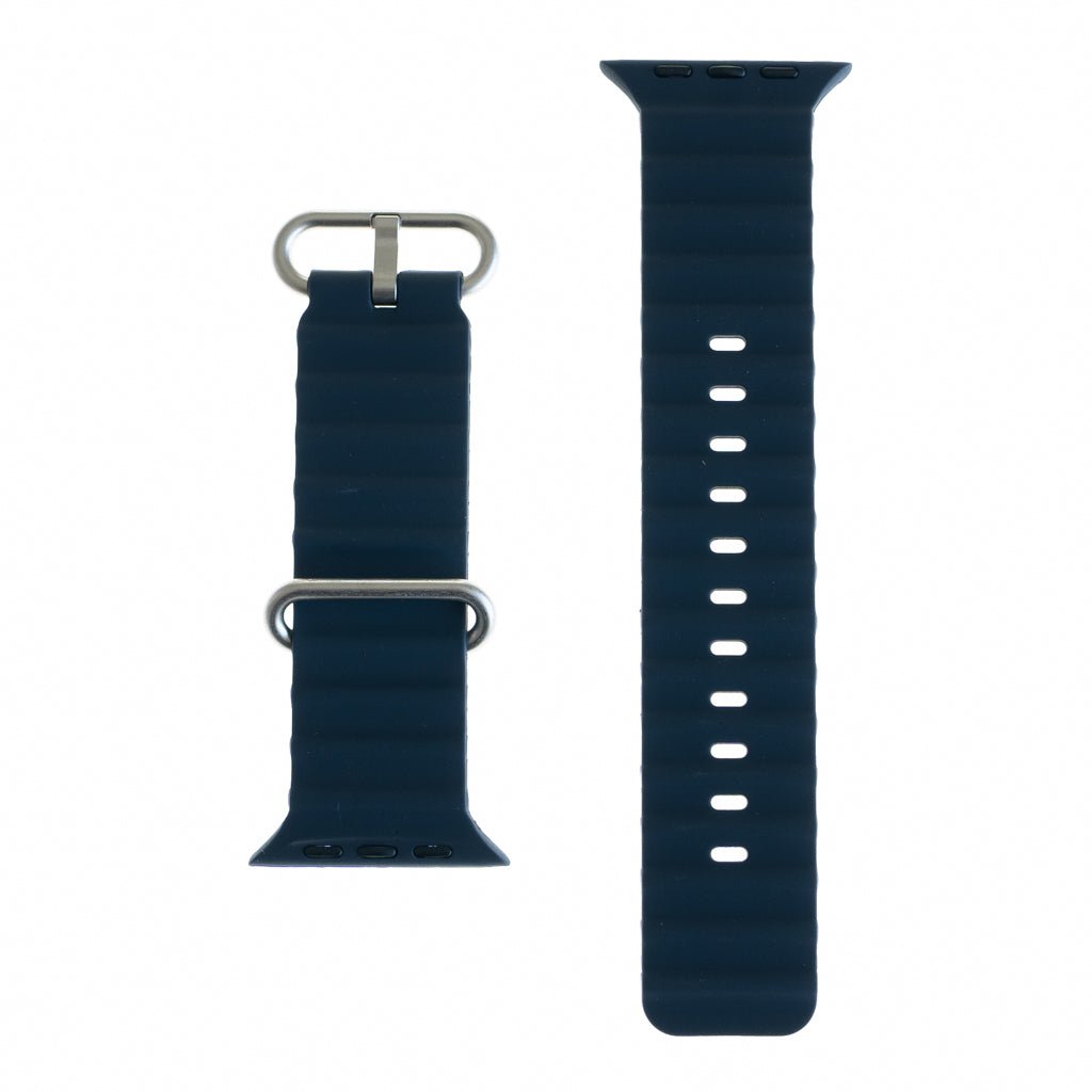 Accesorio el rey pulsera silicon ocean 42 / 44 / 49 mm negro - TOP MOVIL