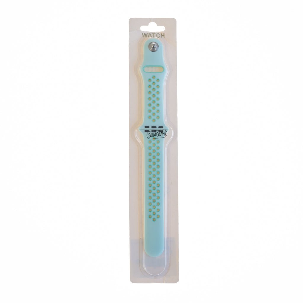 Accesorio el rey pulsera tipo nike apple watch 42 / 44 / 45 mm color menta / azul - TOP MOVIL (B2C)