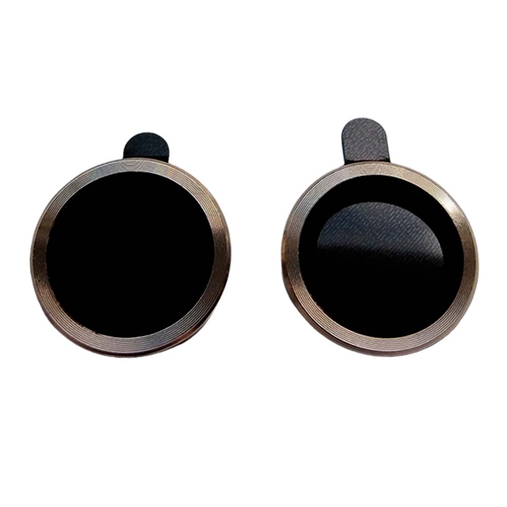 Accesorio el rey vidrio templado camara iphone 15 metal color dorado - TOP MOVIL