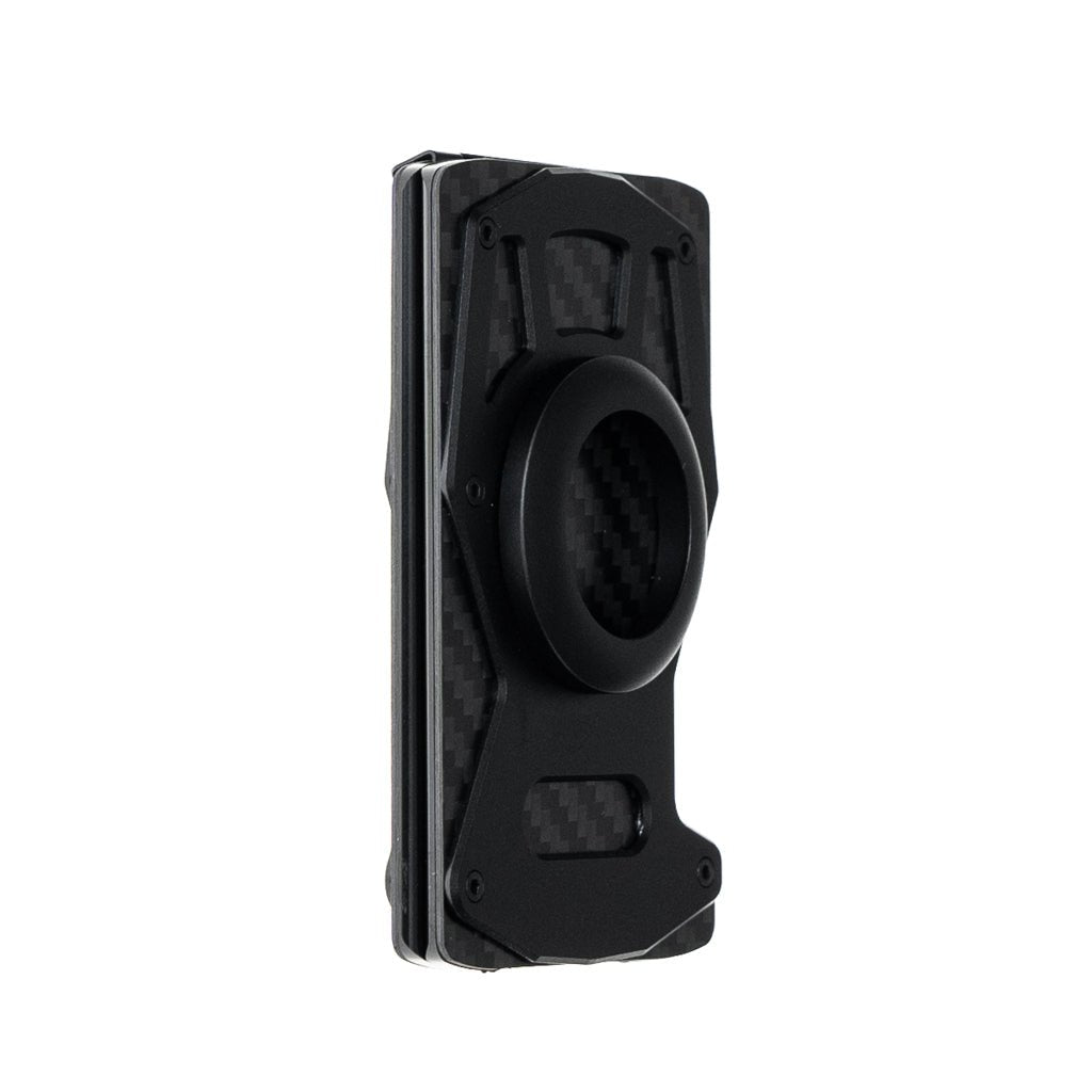 Accesorio el rey wallet clip y airtag 10 a 15 tarjetas fibra carbon - TOP MOVIL