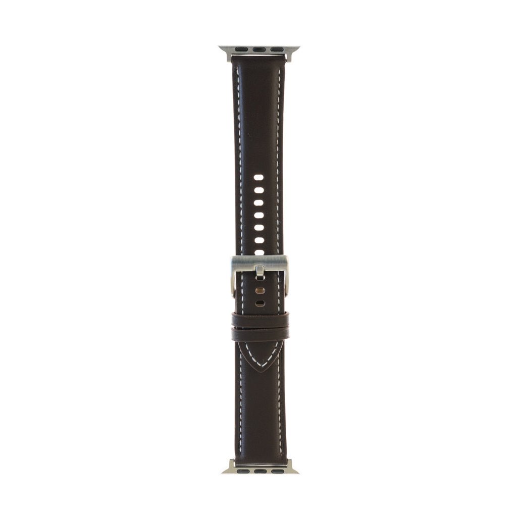 Accesorio generico pulsera de cuero apple watch 38 mm color cafe - TOP MOVIL (B2C)