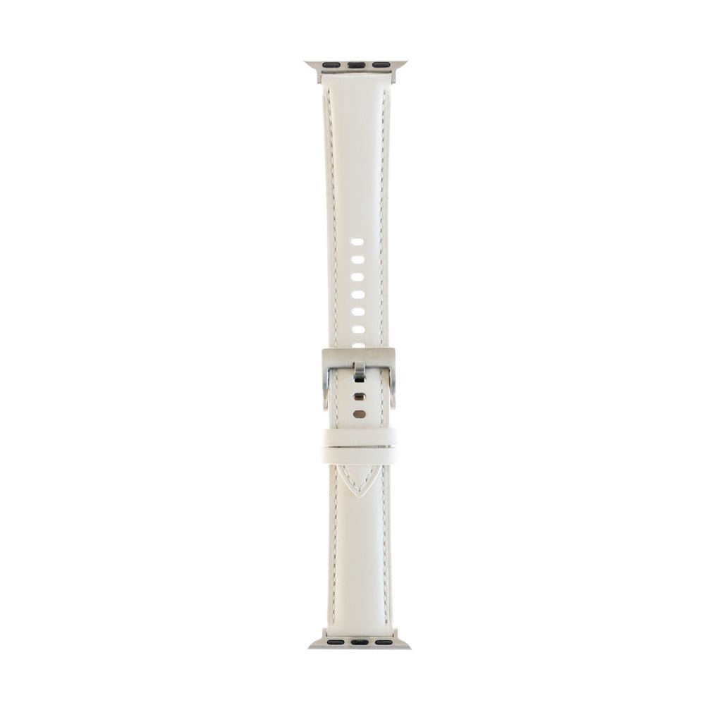 Accesorio Generico Pulsera De Cuero Apple Watch 41 Mm Color Blanco - TOP MOVIL (B2C)