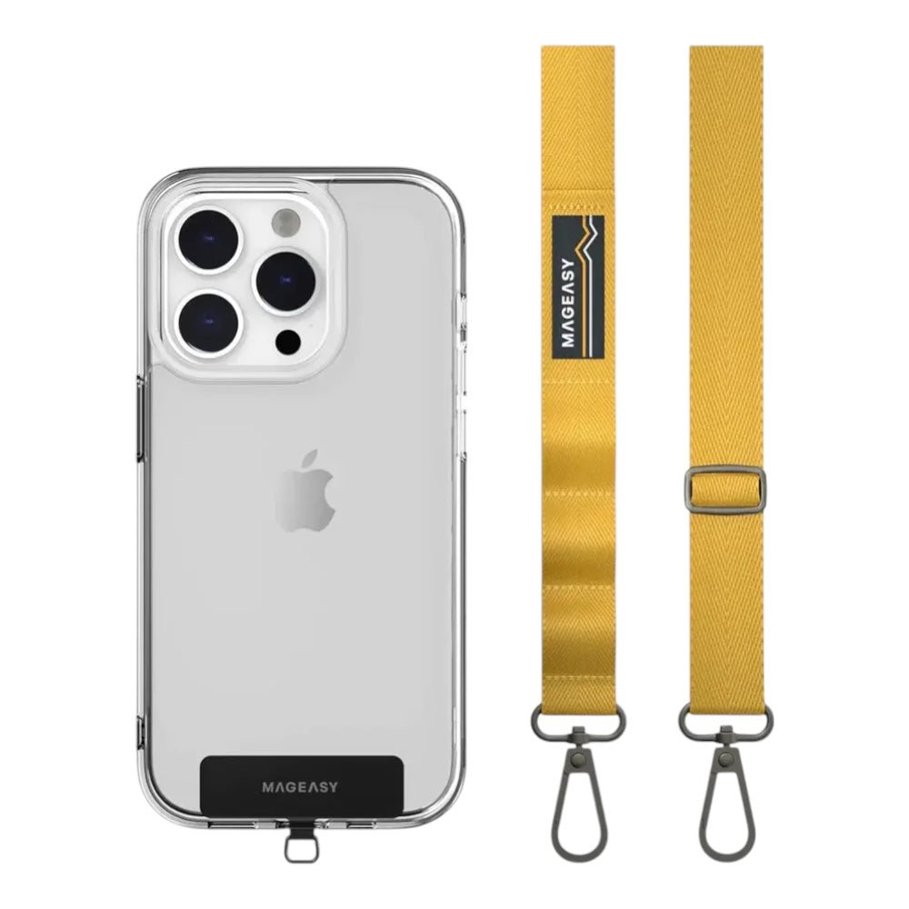 Accesorio mageasy strap 20 mm para cualquier celular color amarillo - TOP MOVIL