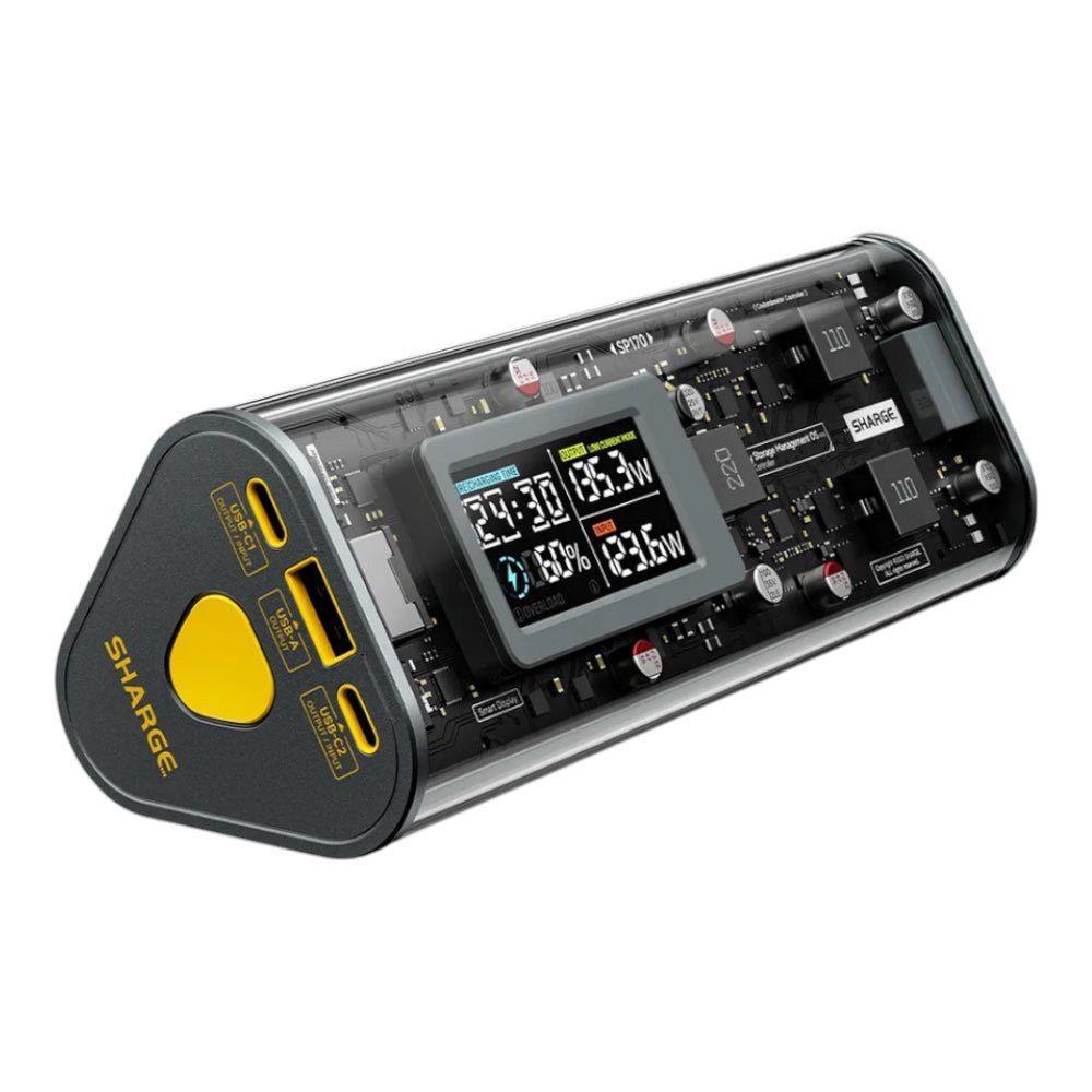 Accesorio sharge bateria shargeek 170 capacidad 24,000 mha black/yellow color negro - TOP MOVIL