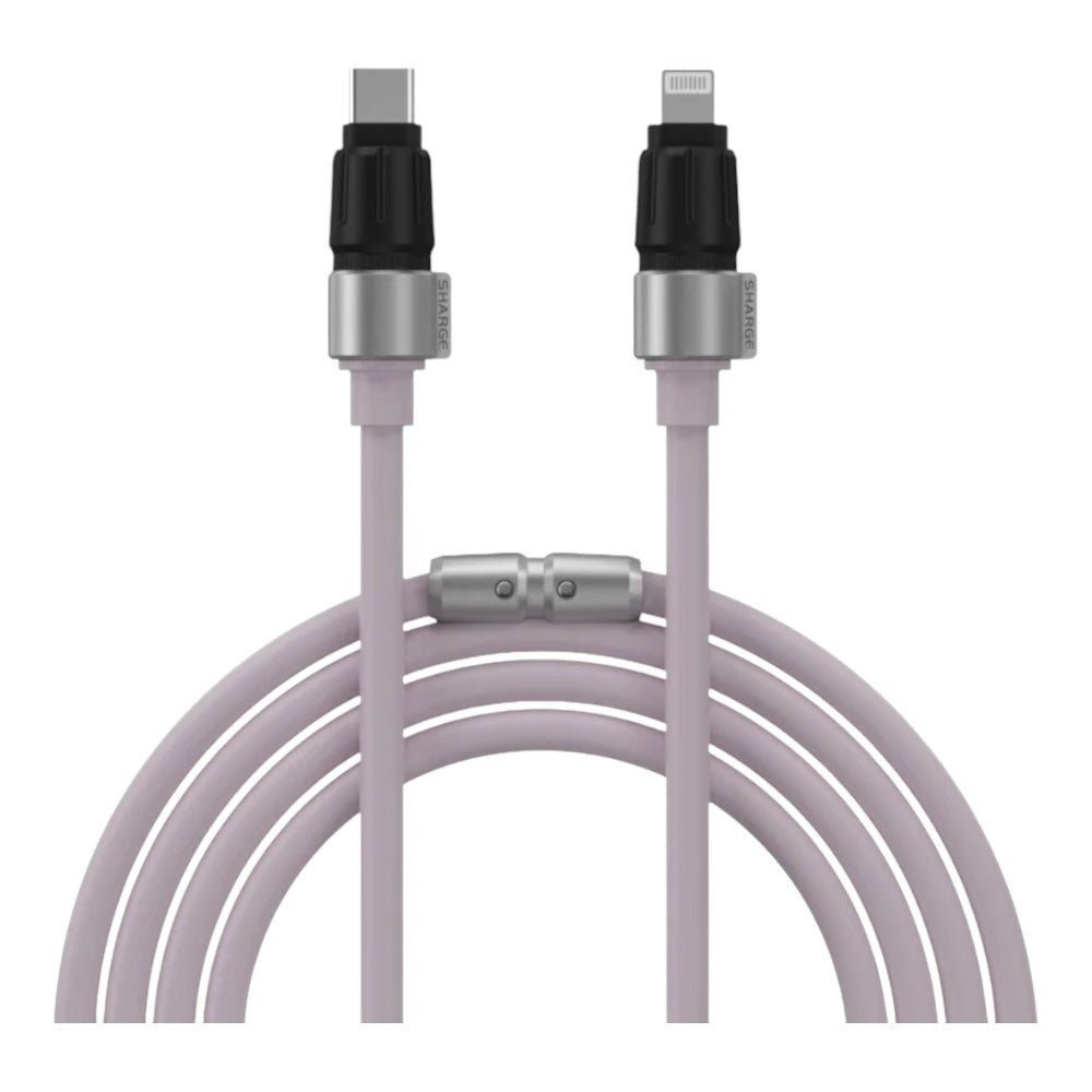 Accesorio sharge lightning phantom cable lightning to c color morado - TOP MOVIL