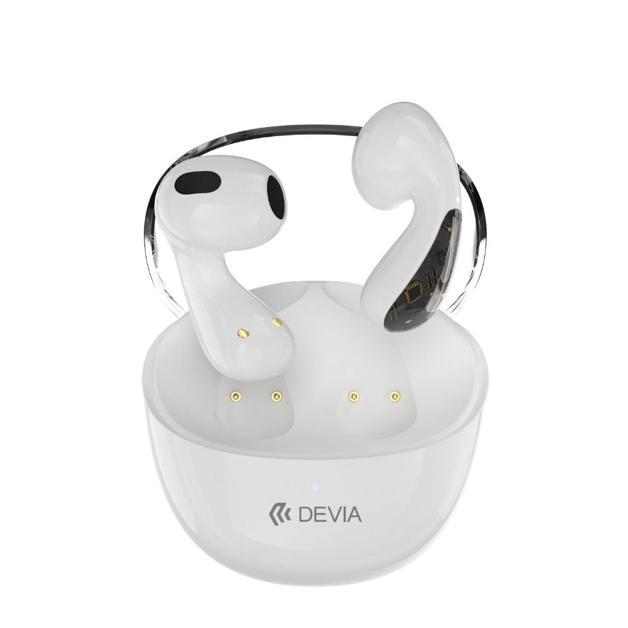 Audifonos devia inalambrico smart series tws - m8 em059 color blanco - TOP MOVIL