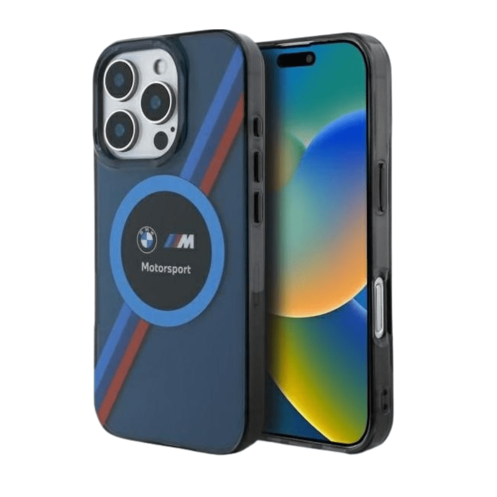 BMW hc motorsport magsafe iml circle navy iphone 16 pro max - TOP MOVIL