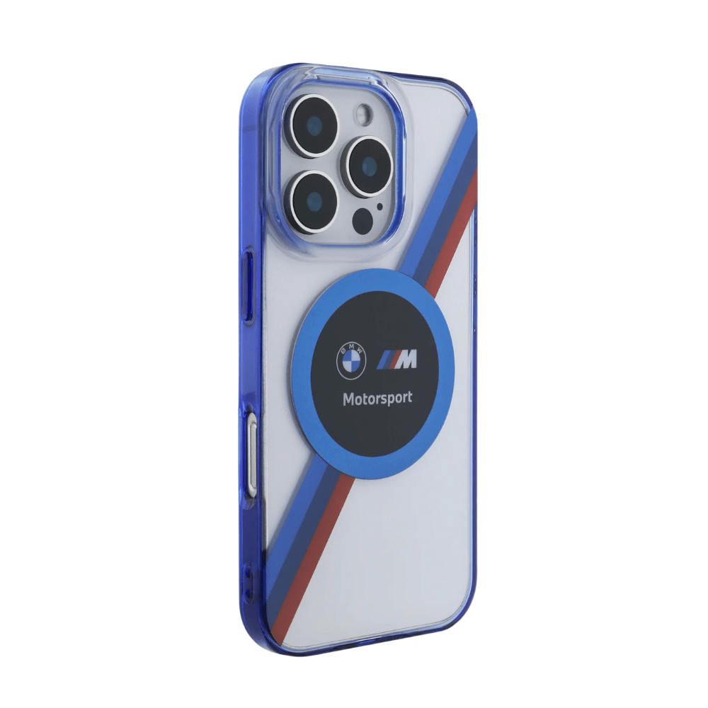 BMW hc motorsport magsafe iml circle transparent iphone 16 pro - TOP MOVIL