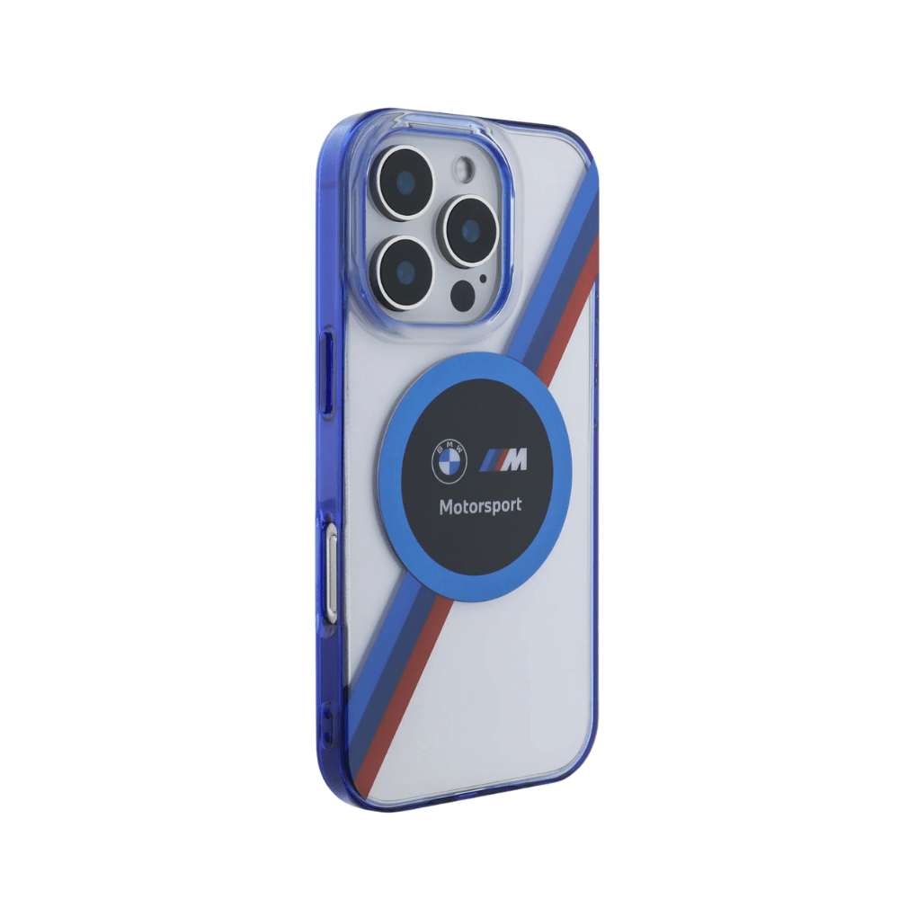 BMW hc motorsport magsafe iml circle transparent iphone 16 pro max - TOP MOVIL