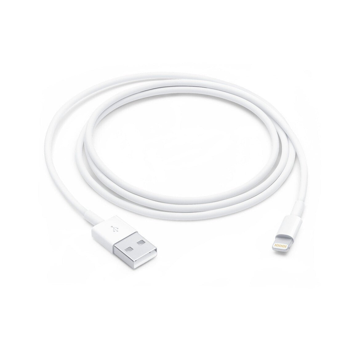 Cable apple lightning original para iphone 5 / 6 / 8 / x / xs / 11 / 12 / 13 color blanco - TOP MOVIL