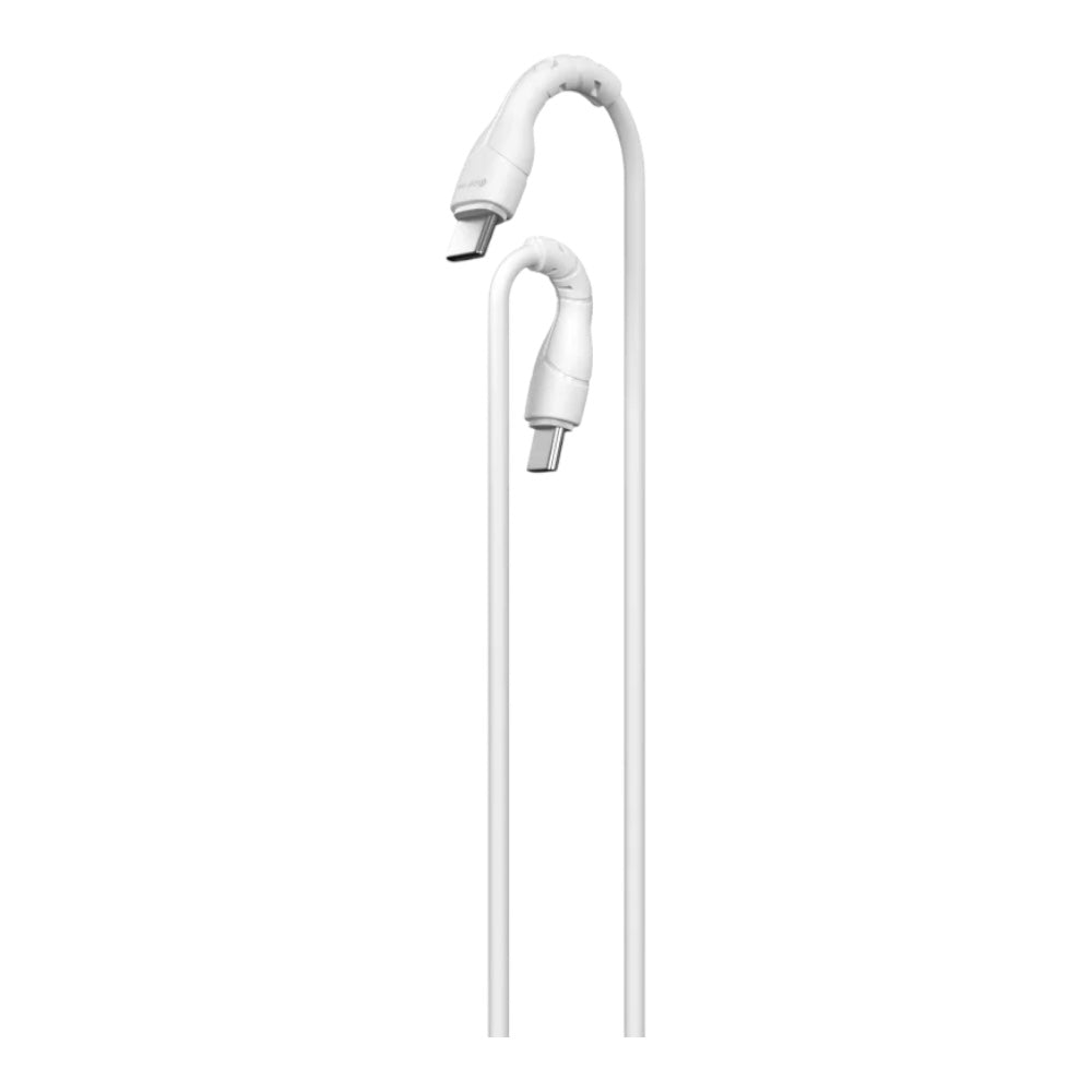 Cable devia tipo c kintone series tipo c a tipo c economico ec151 color blanco - TOP MOVIL