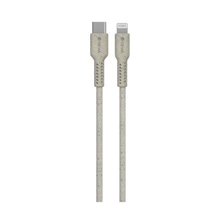 Cable devia tipoc organico opcion 5 cable c to lightning color beige - TOP MOVIL