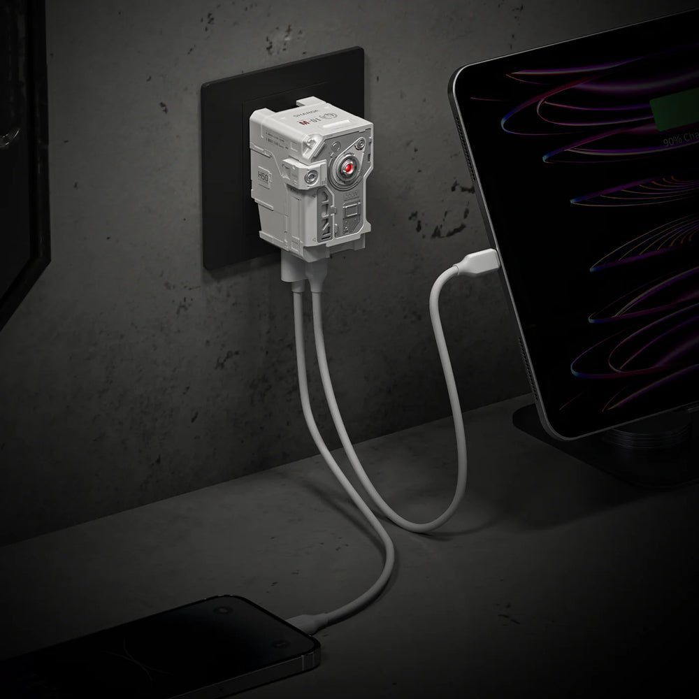 Cargador sharge pared moss charger 40w color gris - TOP MOVIL