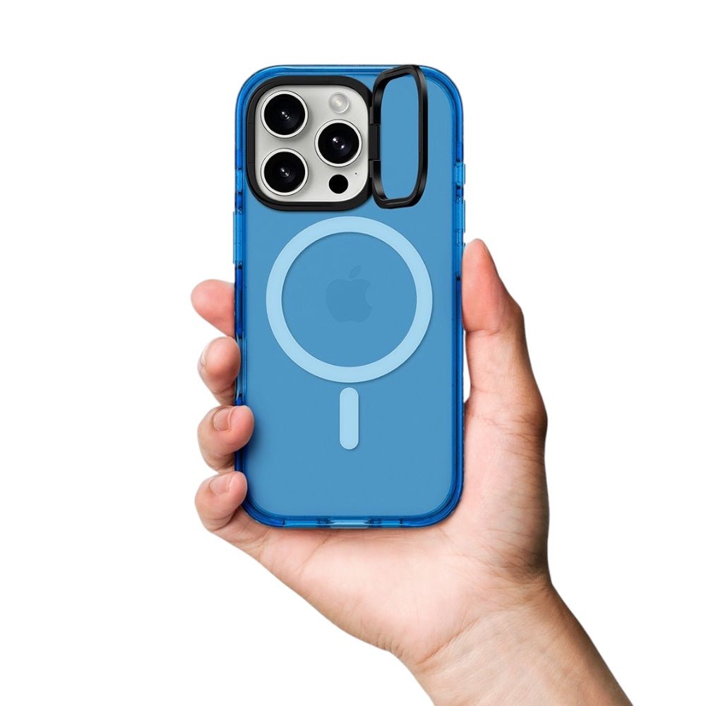 Casetify ring stand con magsafe iphone 15 pro max color azul - TOP MOVIL