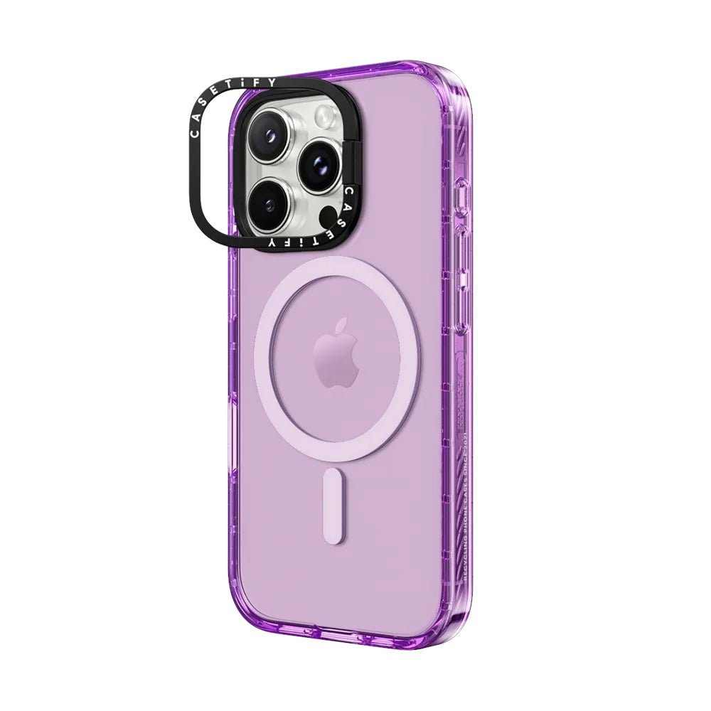 Casetify ring stand con magsafe iphone 16 pro color morado - TOP MOVIL